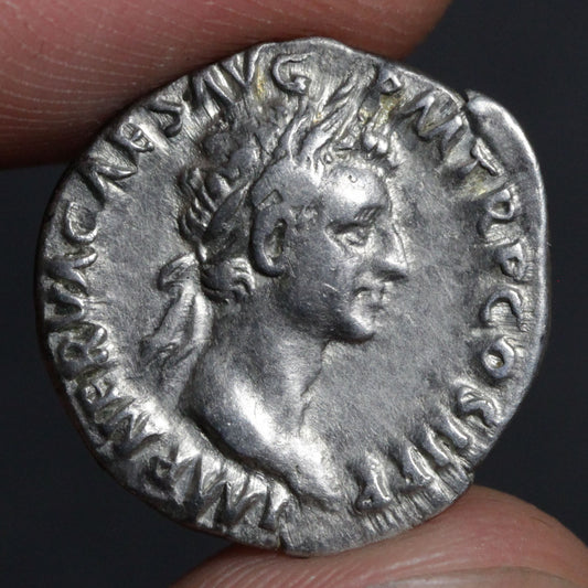 nerva denarius obverse side