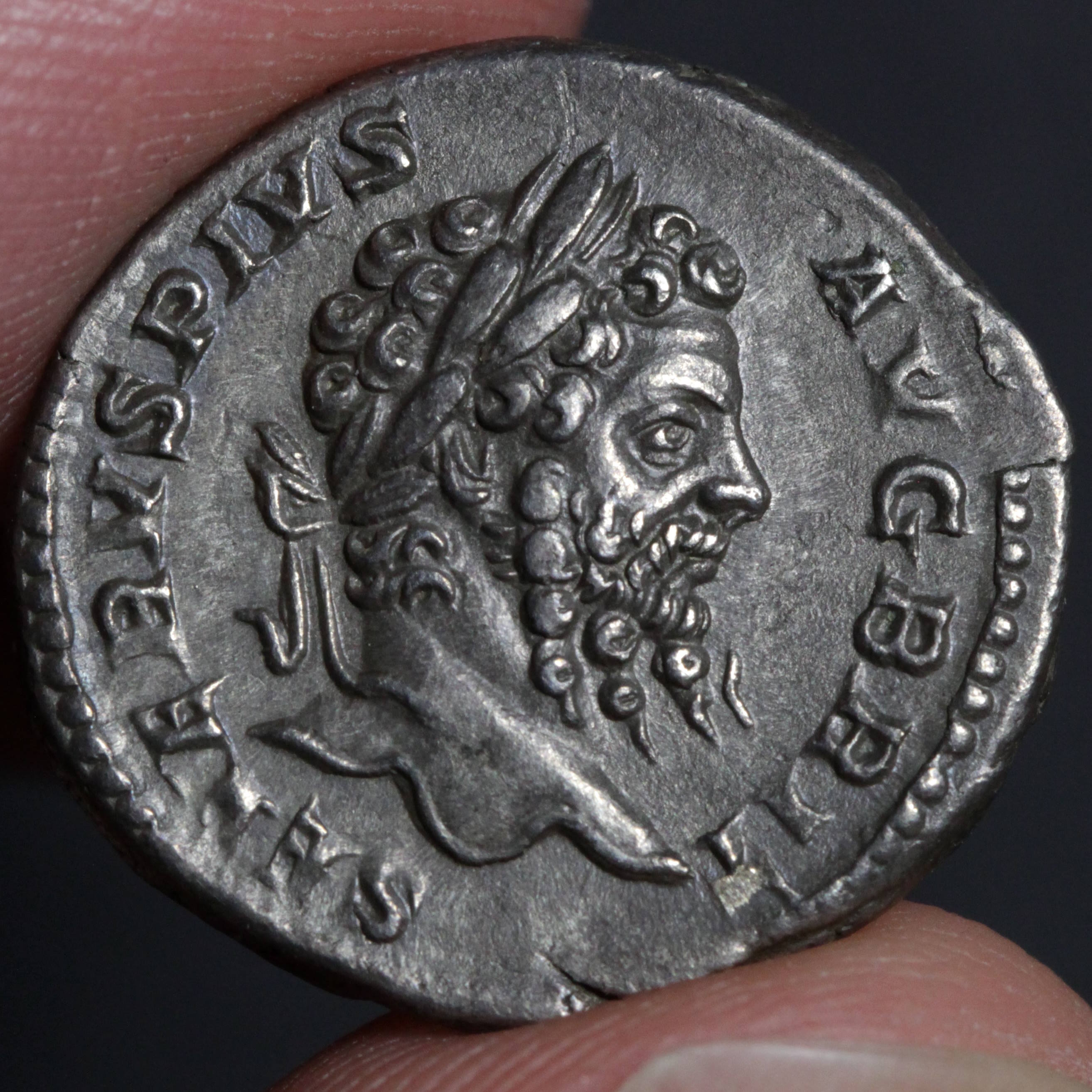 Septimius Severus Denarius Ancient Roman Empire Silver Coin 210AD Jupi –  Original Skin Coins