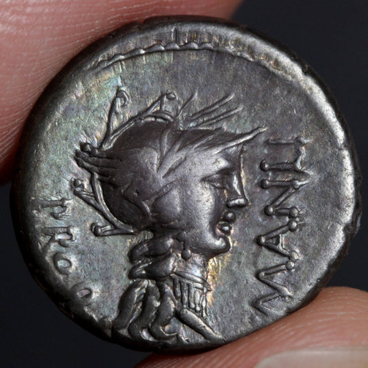 obverse side of Sulla denarius