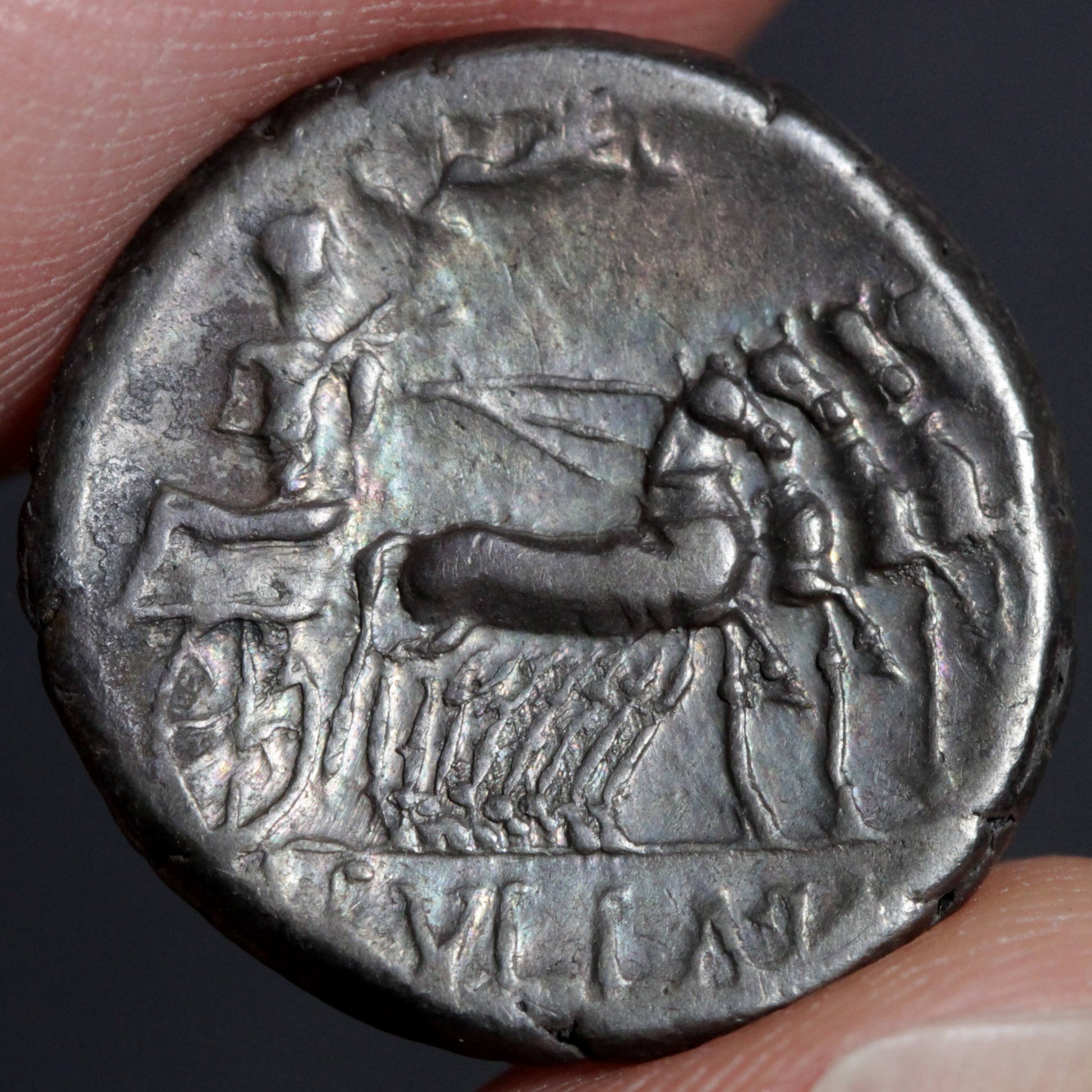 reverse side of Sulla denarius