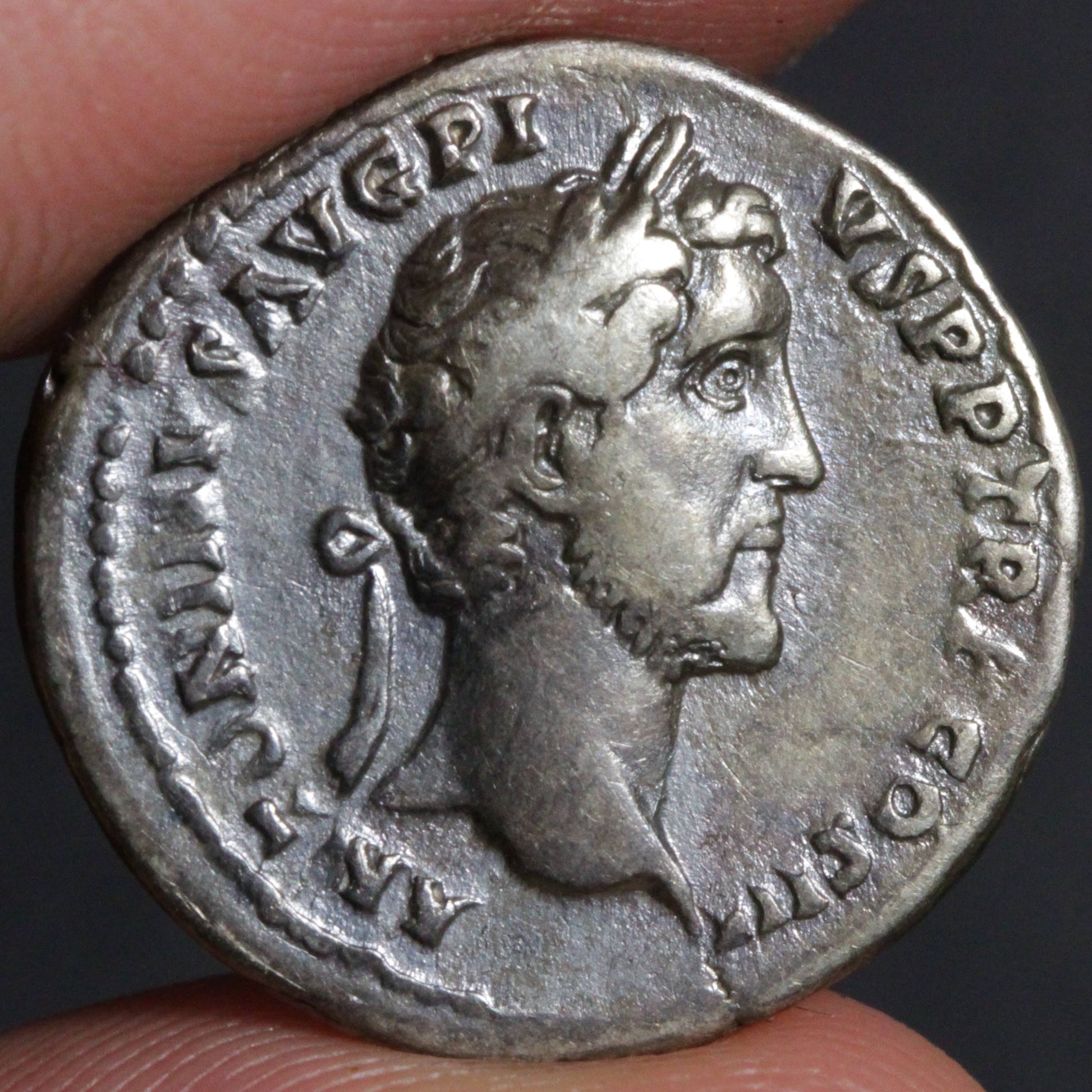 marcus aurelius antoninus pius denarius obverse