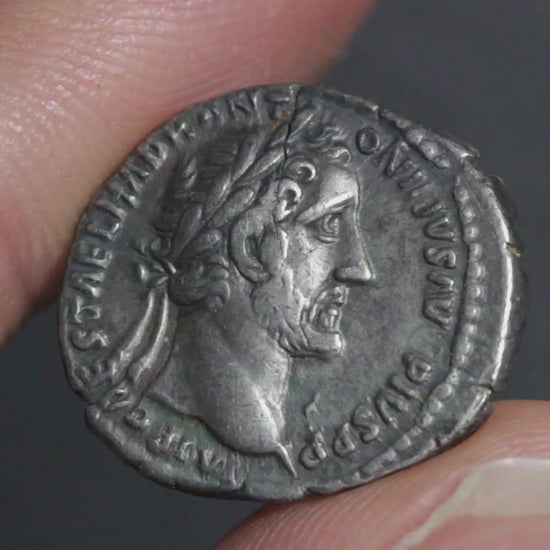 antoninus pius denarius video showing both sides