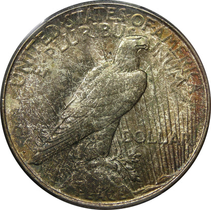 1923-D U.S. Peace Silver Dollar, PCGS/CAC MS-65