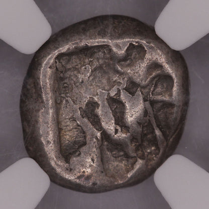 400 BC Ancient Persian Empire AR Silver Siglos | NGC VF