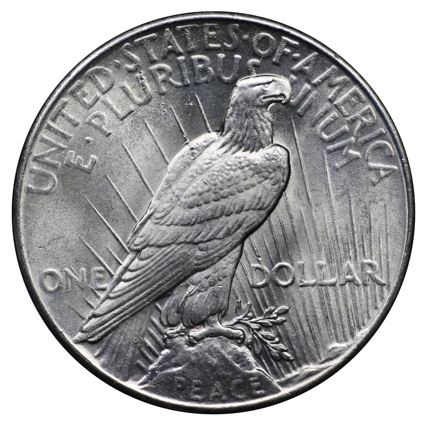 1922-1925 U.S. Peace Silver Dollar, Gem Brilliant Uncirculated Condition