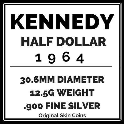 1964 U.S. Kennedy Silver Half Dollar