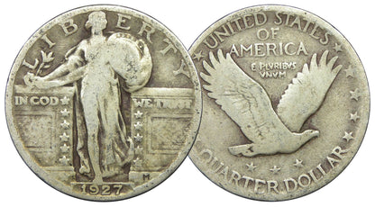 1925-1930 U.S. Standing Liberty Silver Quarter